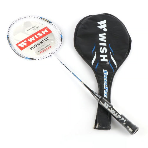 Wish Badminton Racket Steel Tech 9 Assorted