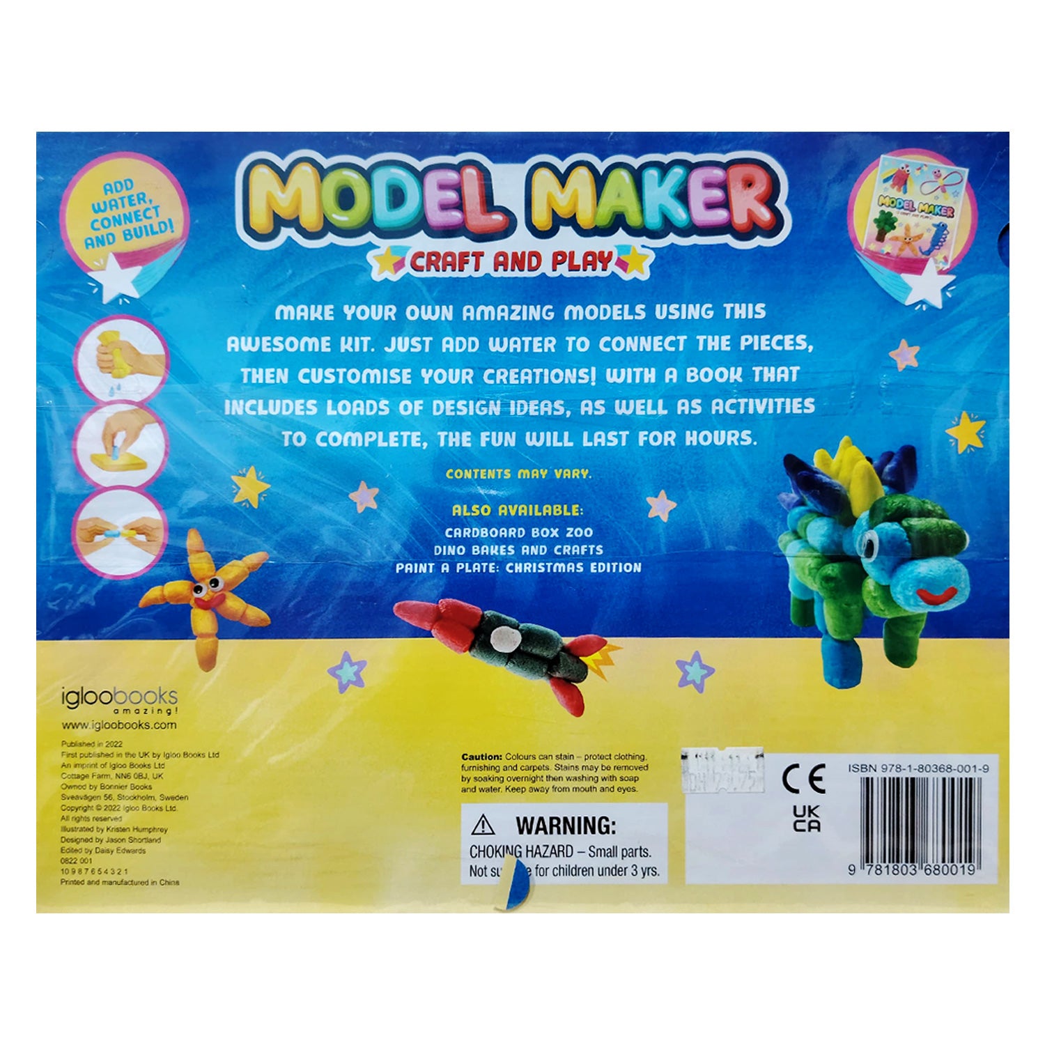 Model Maker Craft and Play Childrens Boxsets - Add Water, connect and build! Age 6+