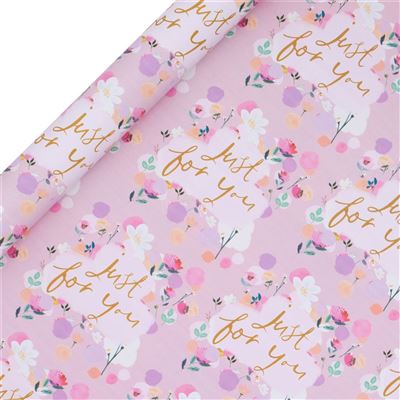 4M Just For You Bouquet Roll Wrap - Glick Luxury Roll Wrap, Gift Wrapping