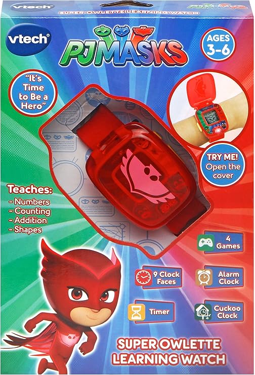 VTech Pj Masks Super Oweltte Learning Watch, kids watch