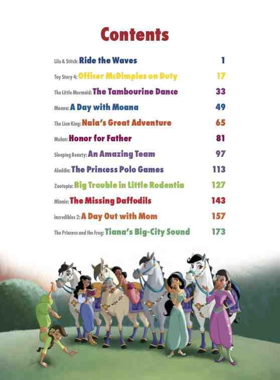 DISNEY: 5-Minute Girl Power Stories, Gift Books for Children, Big Book Hardcover, Age 3+