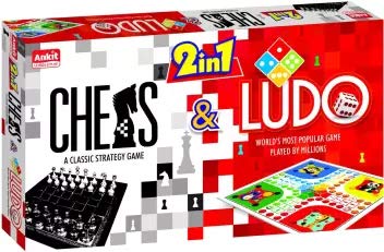 2 in 1 CHESS & LUDO 15"