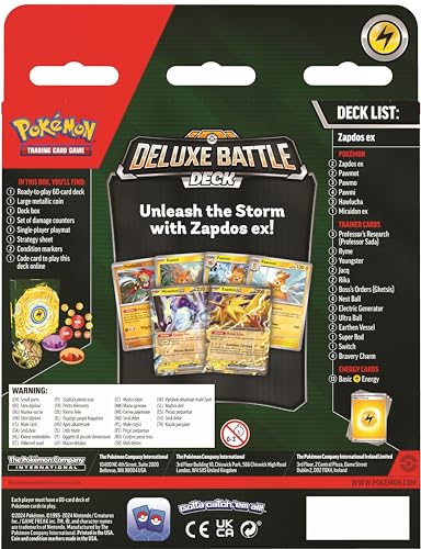 Pokémon TCG: Ninetales ex/Zapdos ex Deluxe Battle Deck