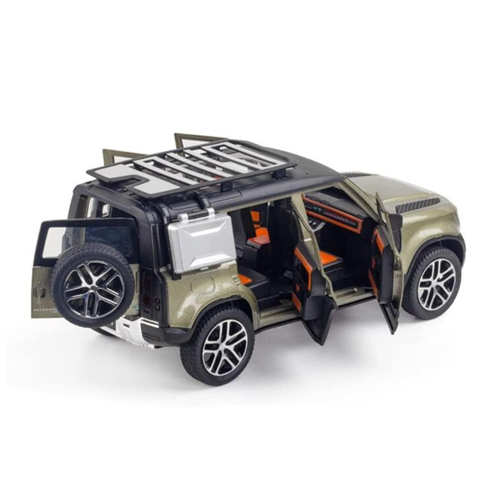 Diecast Model Car - Land Rover Defender 110 Pullback Vehicle Toy Collection