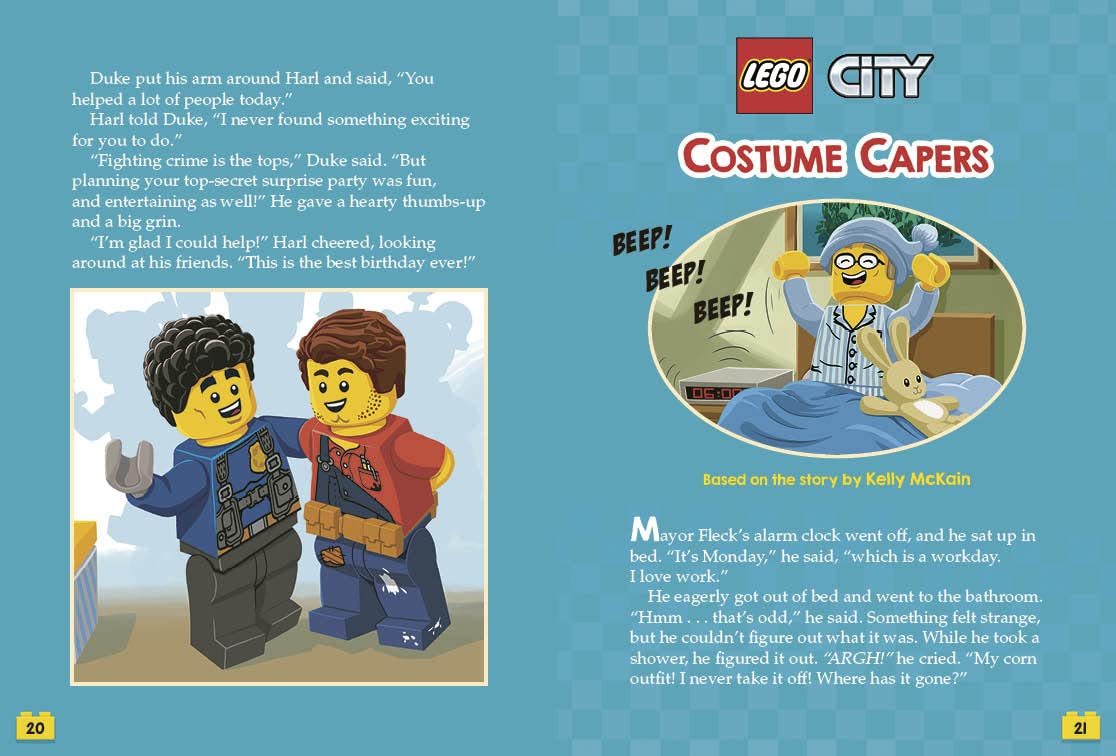 Lego: City 5-Minute Stories, Gift Books for Children, Big Book Hardcover, Age 3+