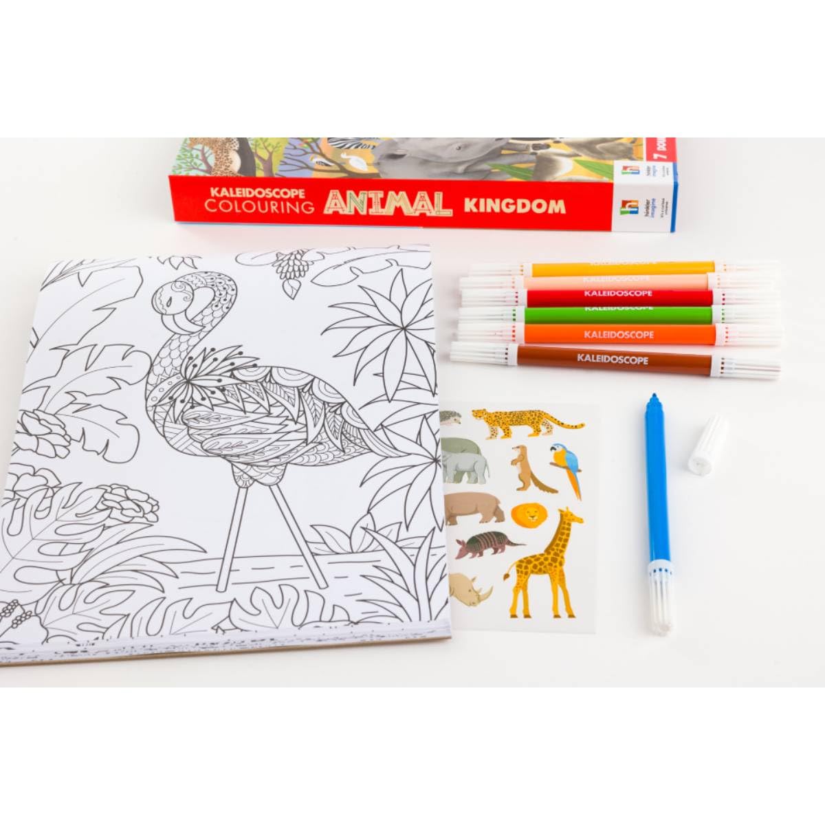 Hinkler Kaleidoscope - Colouring Kit Animal Kingdom