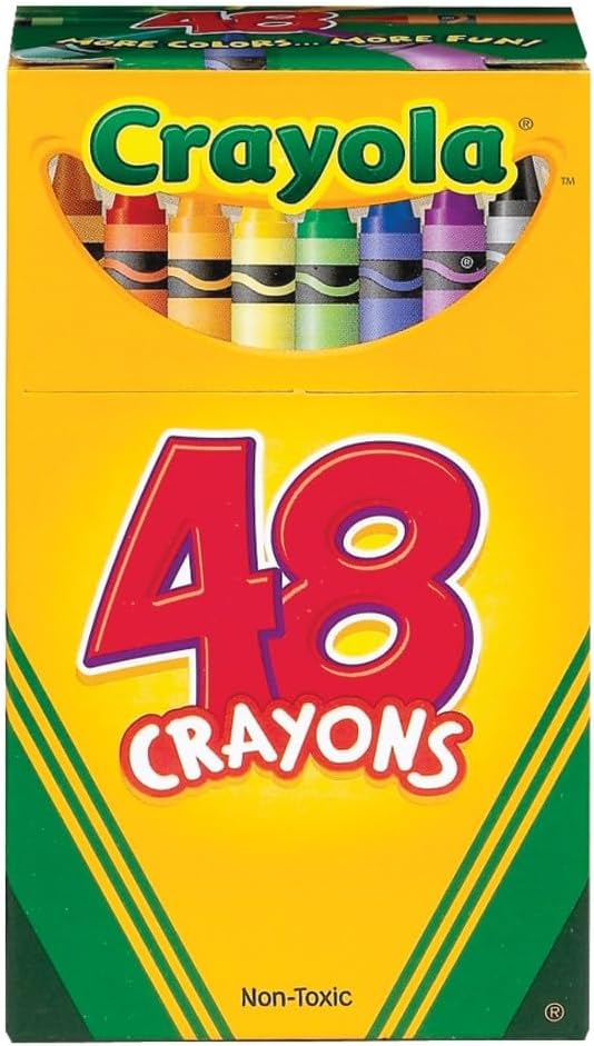 Crayola 48 Pieces Crayons Non-Peggable