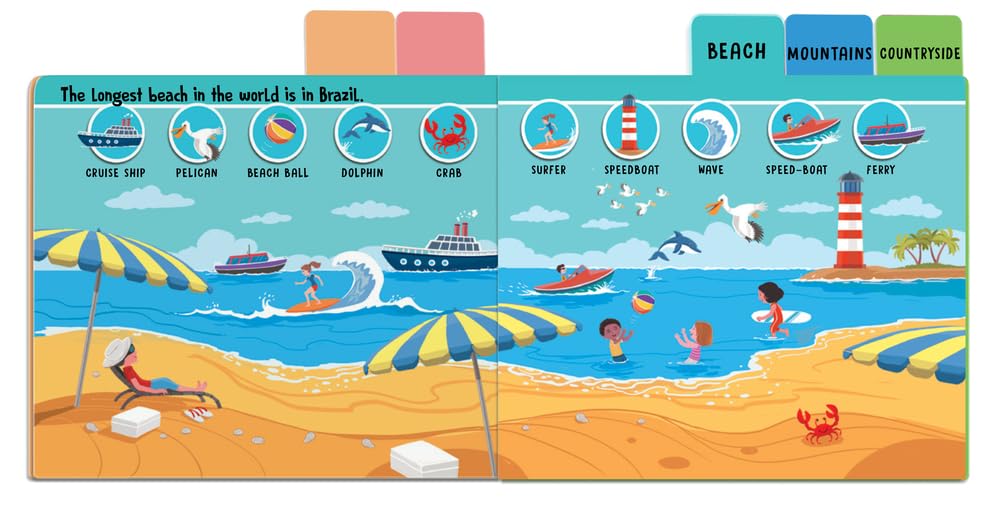 Travel Board book for Kids