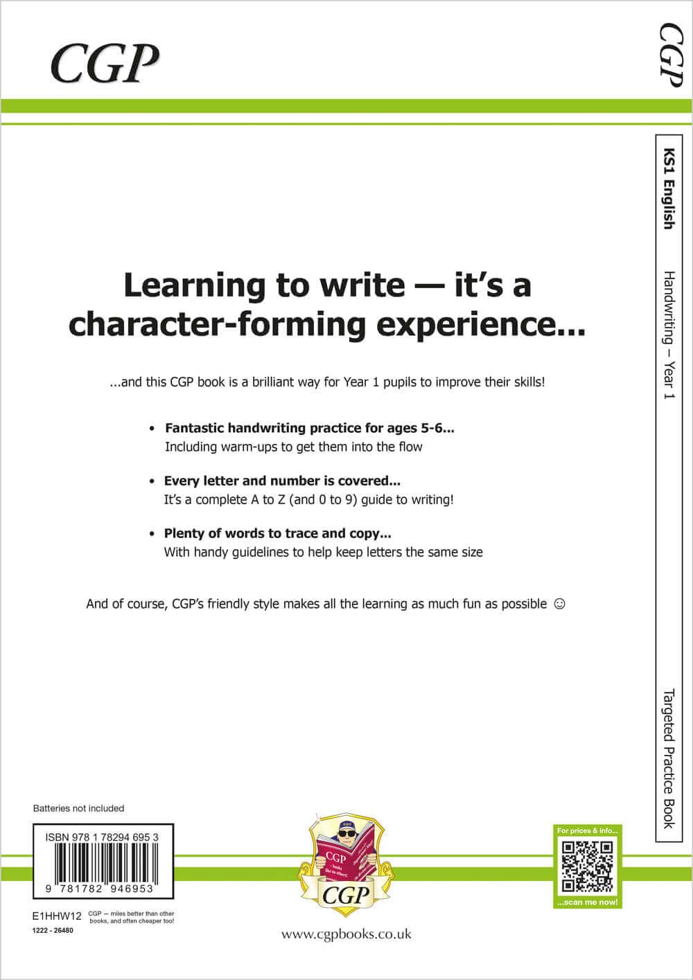 Ks1 English Targeted Practice Book: Handwriting - Year 1