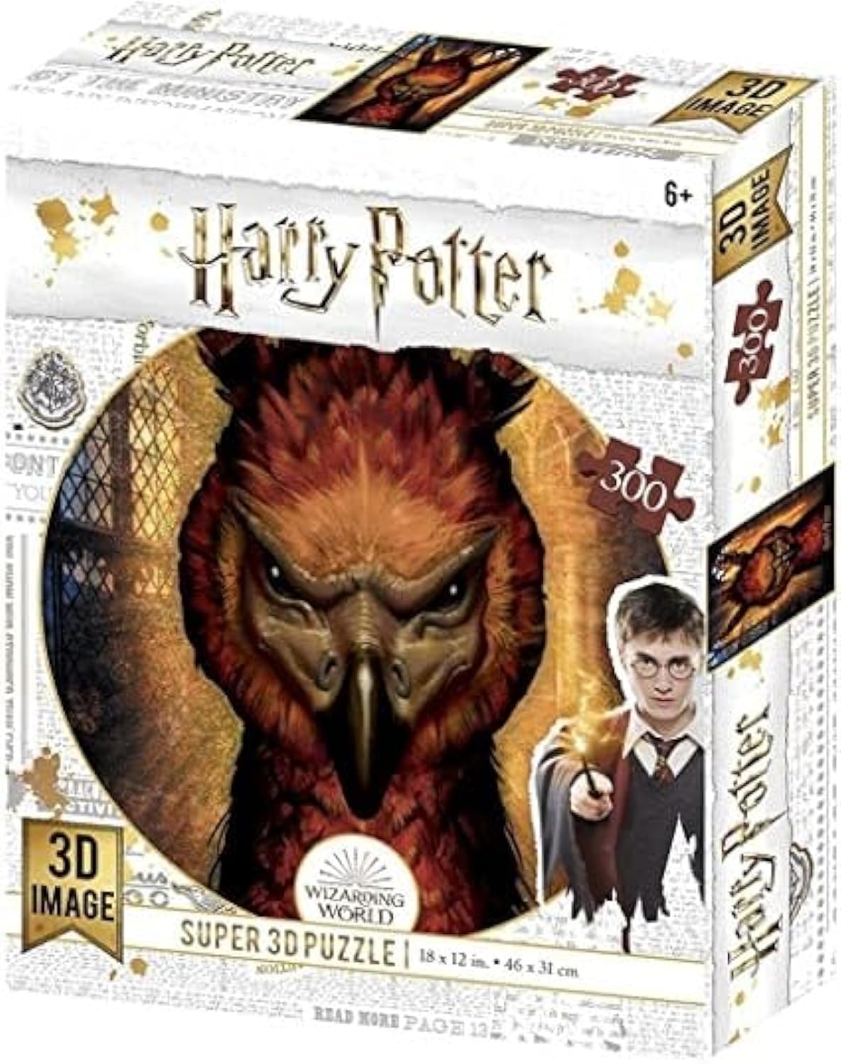 Fawkes, Harry Potter Prime 3D Puzzle 300, Age: 6+