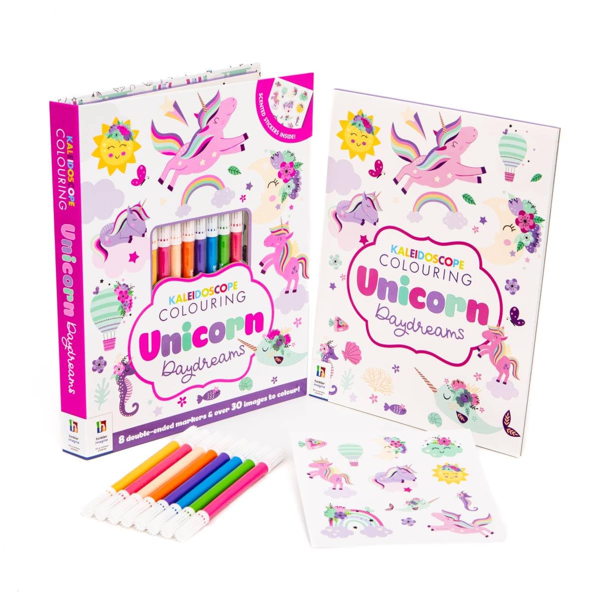 Curious Universe Kaleidoscope Colouring Kit: Unicorn Daydreams