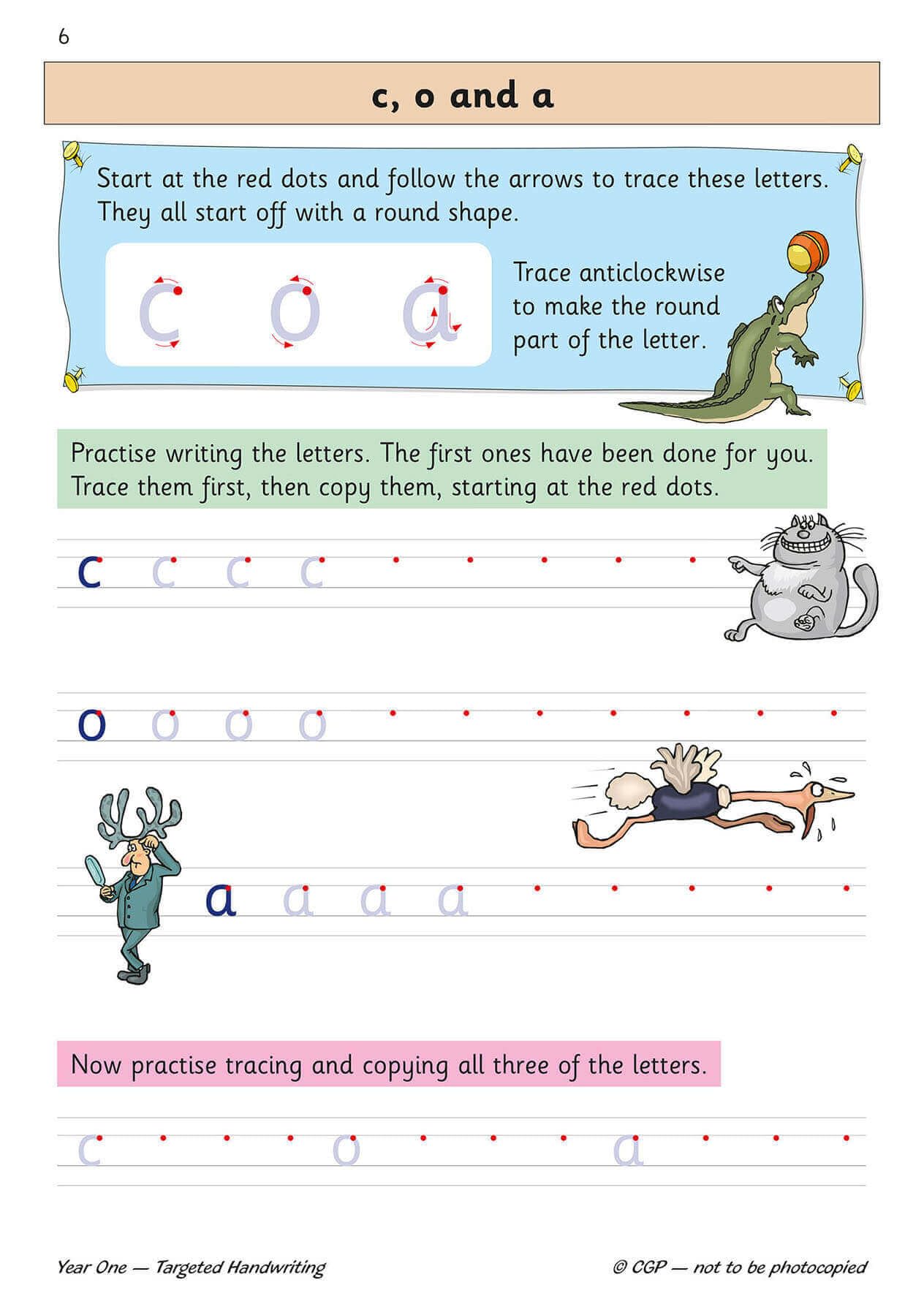 Ks1 English Targeted Practice Book: Handwriting - Year 1