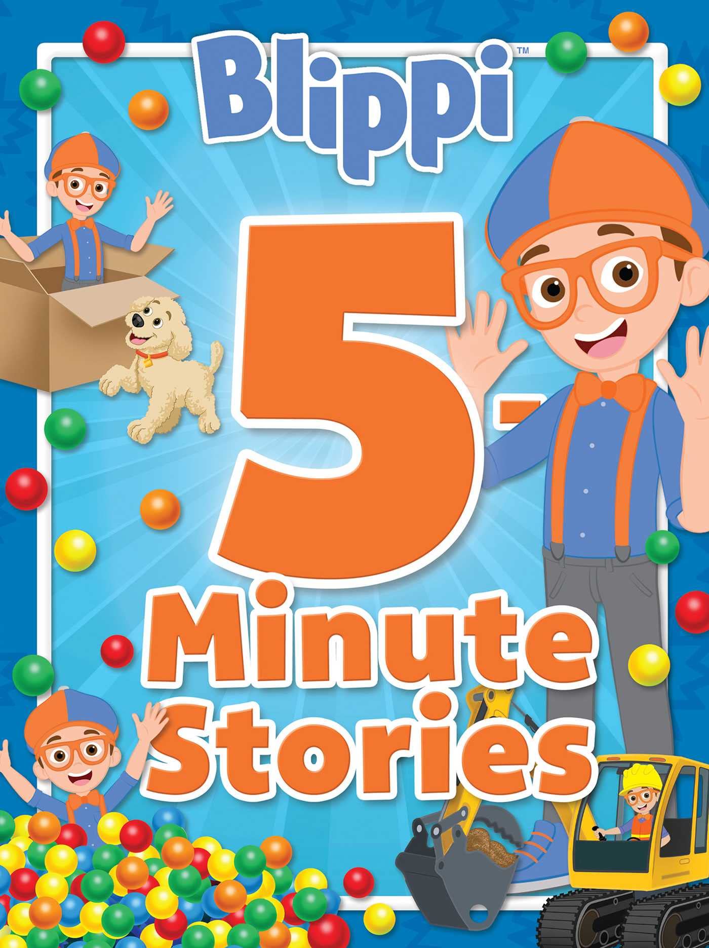 Blippi: 5-Minute Stories, Gift Books for Children, Big Book Hardcover, Age 3+