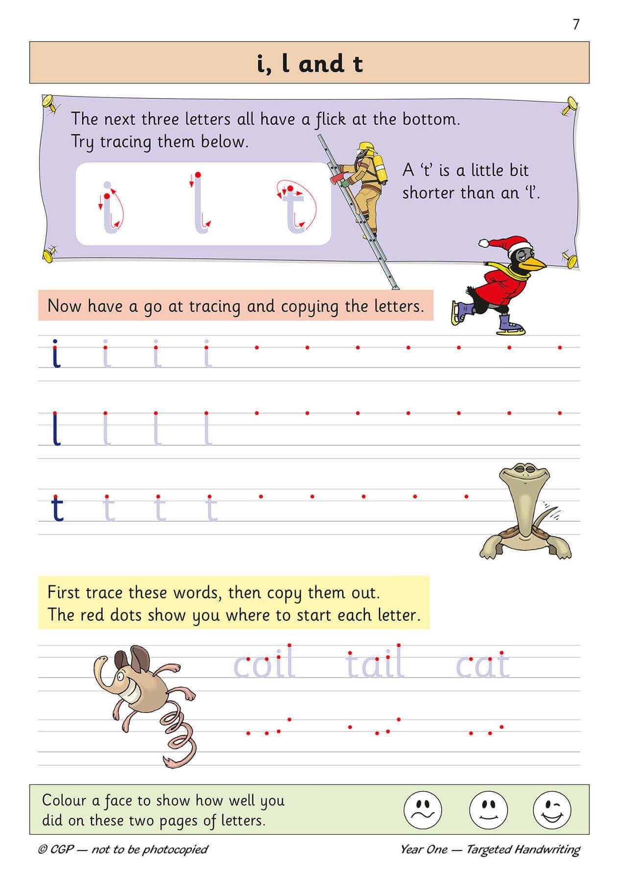 Ks1 English Targeted Practice Book: Handwriting - Year 1