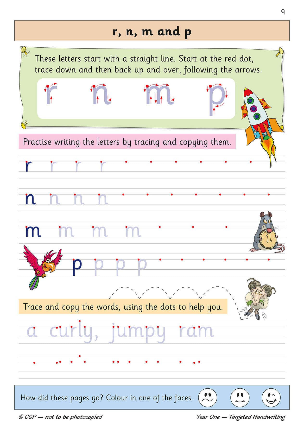 Ks1 English Targeted Practice Book: Handwriting - Year 1