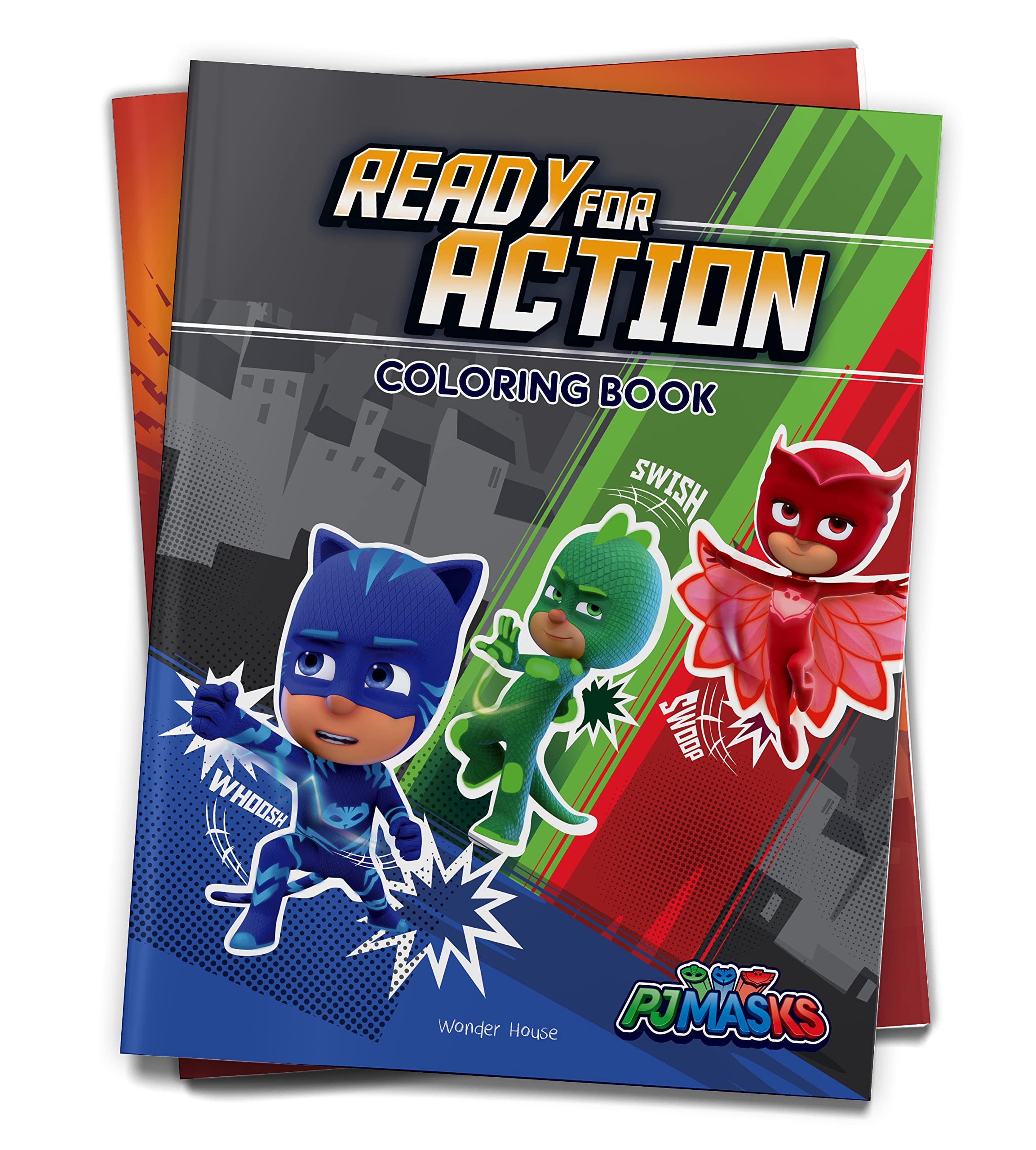 PJ Masks - Ready For Action: Coloring Book For Kids