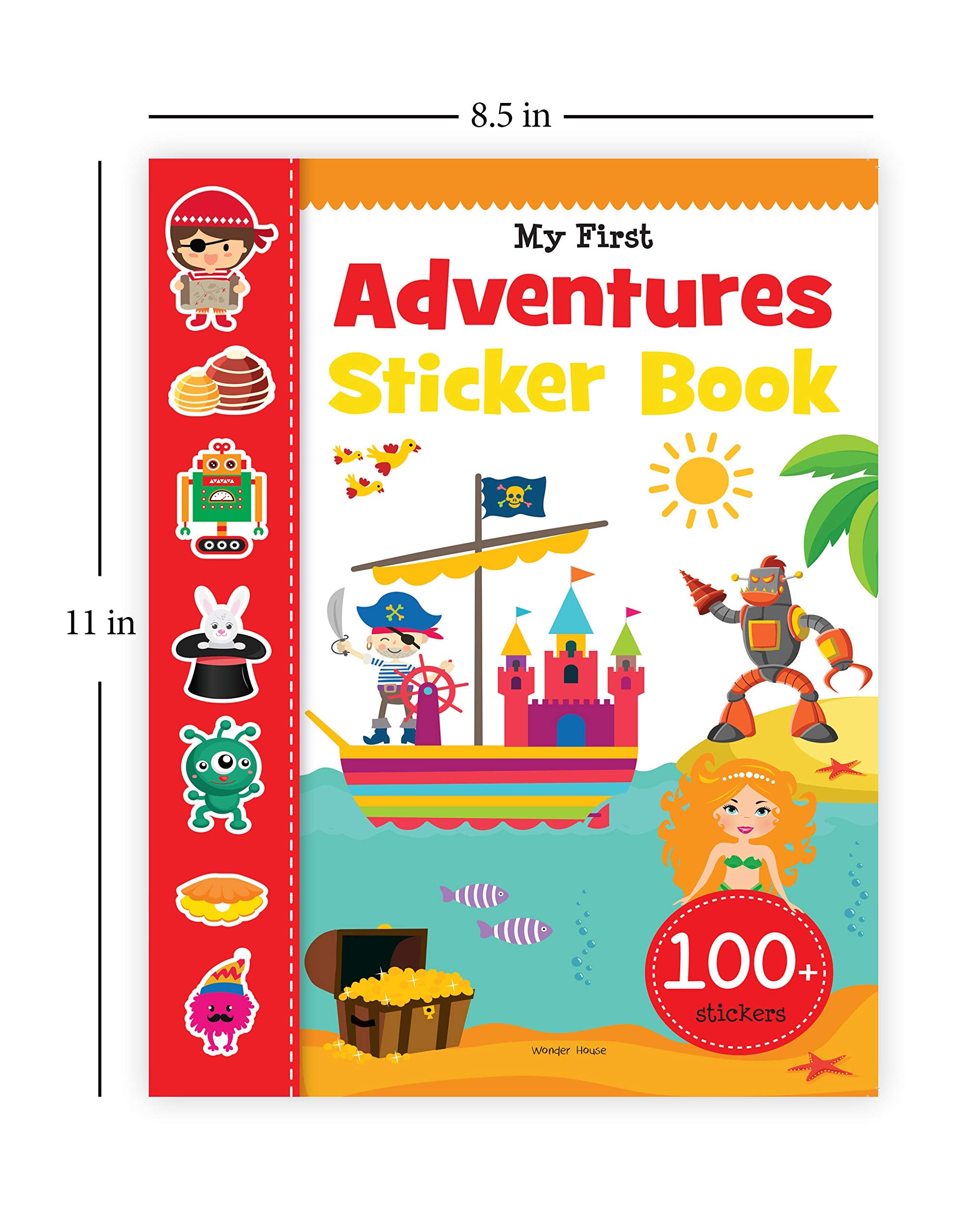 My First Adventures Sticker Book for kids