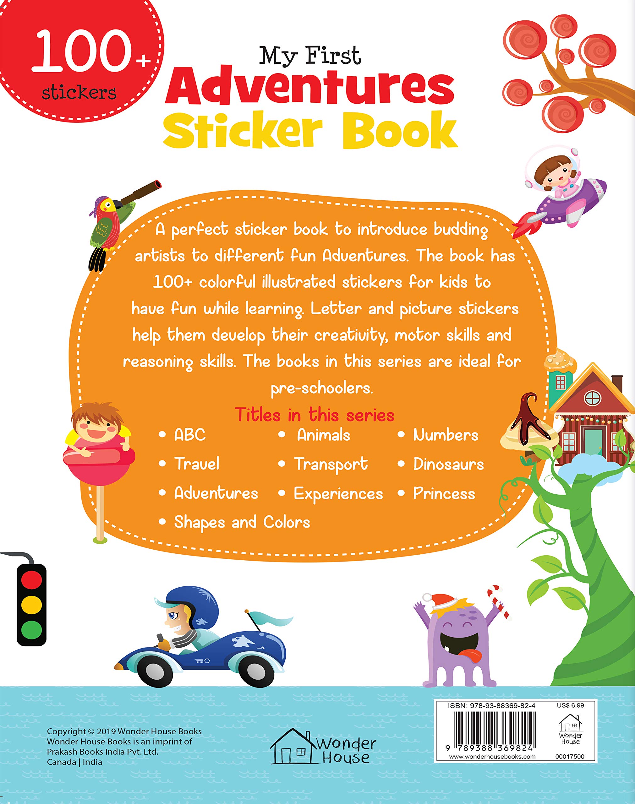 My First Adventures Sticker Book for kids