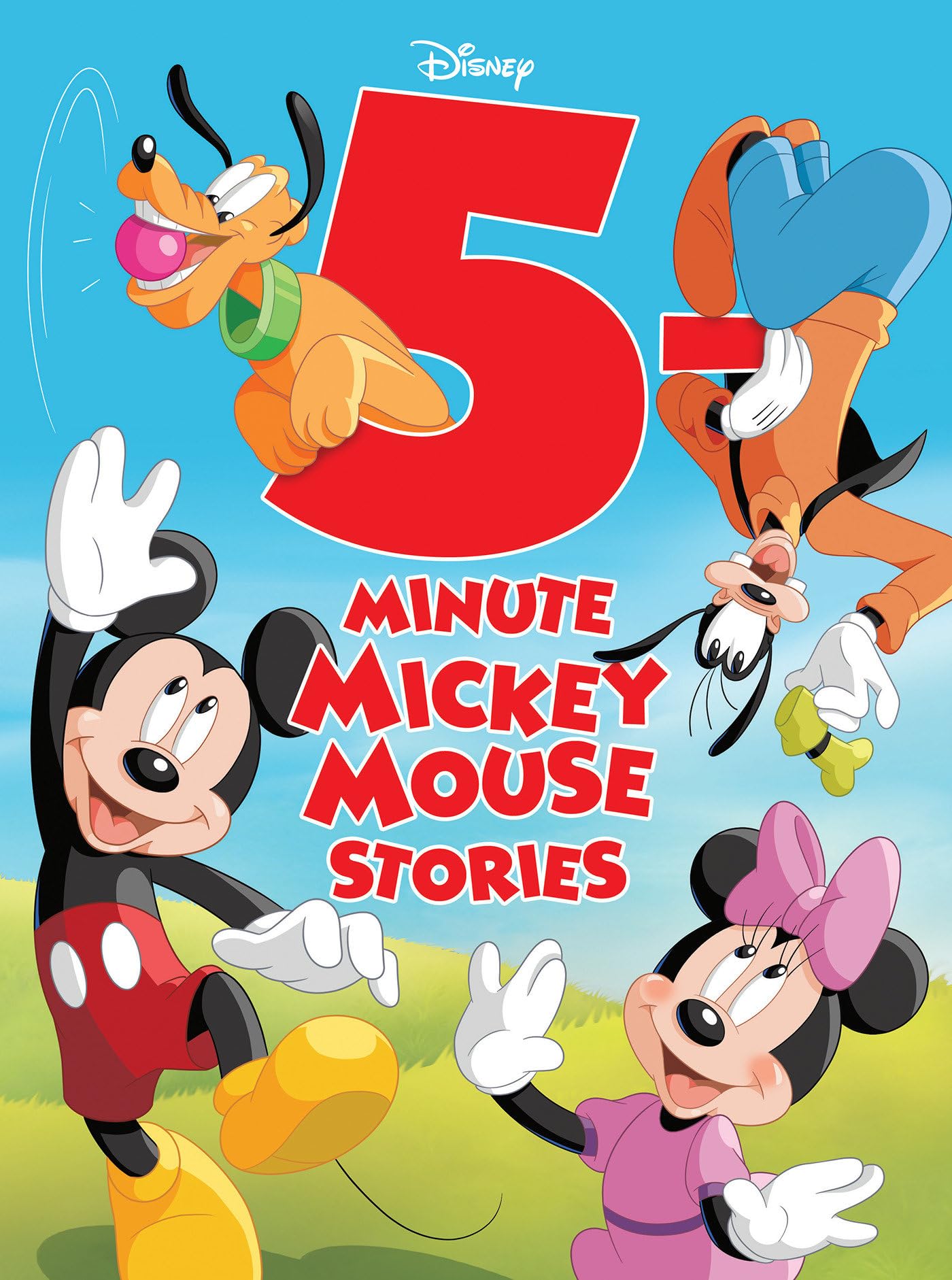 DISNEY: 5-minute Mickey Mouse Stories, Gift Books for Children, Big Book Hardcover, Age 3+