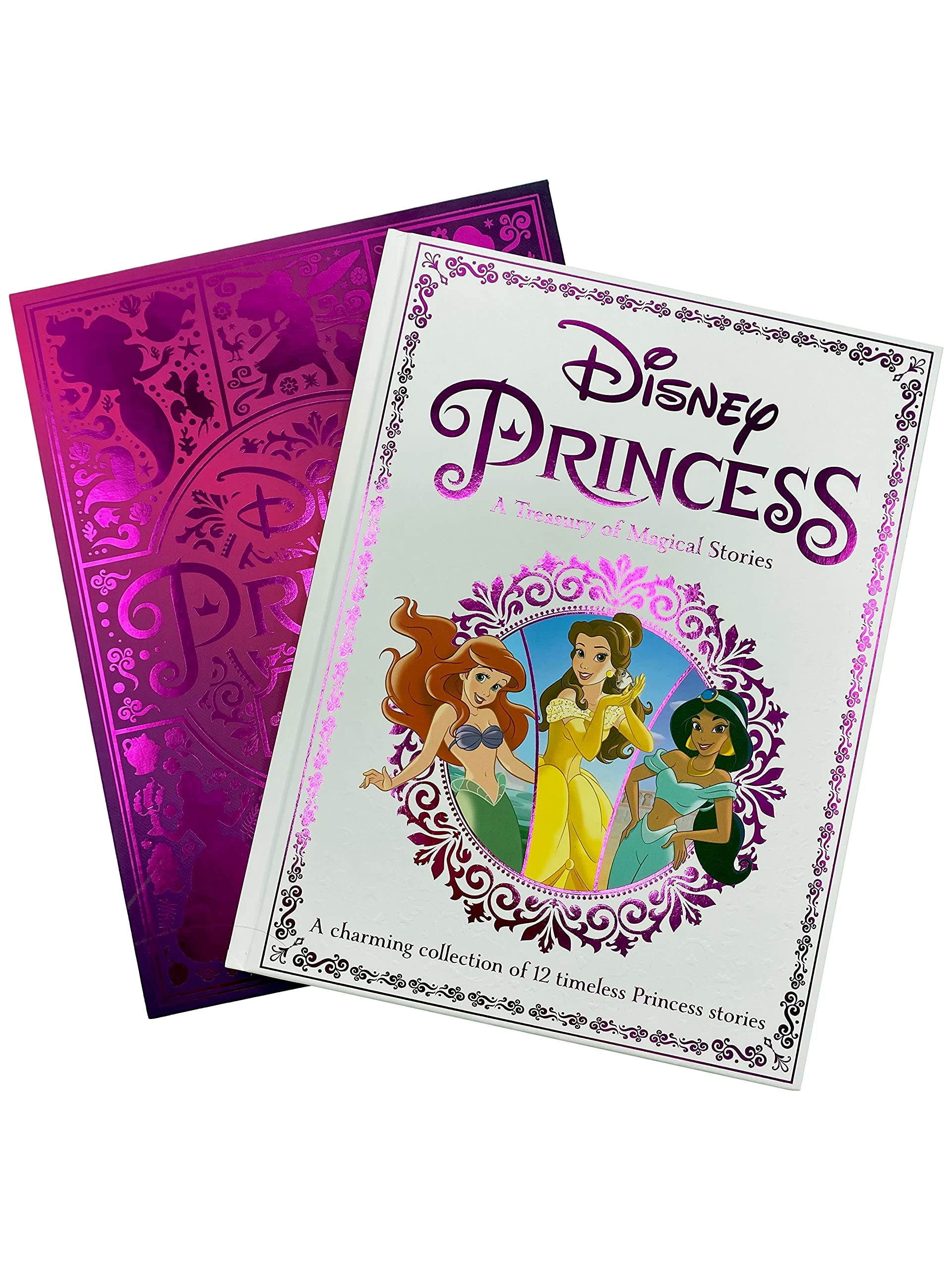 Disney Princess: A Treasury of Magical Stories, 12 Stories, Gift Books for Children, Big Book Hardcover, Age 3+