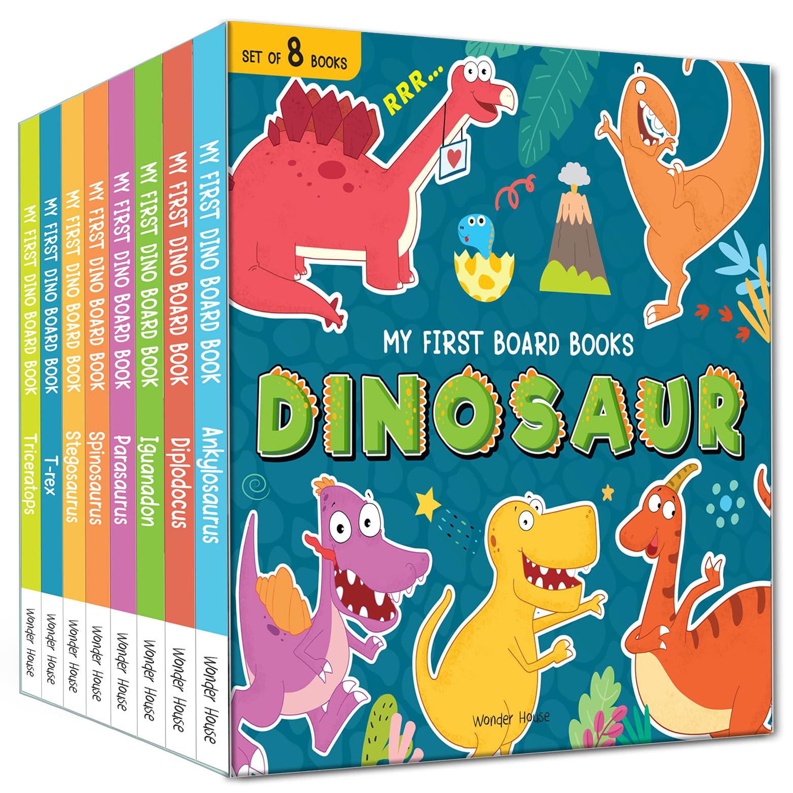 Wonder House Books My First Board : Dinosaurs: 8 Boxed Set