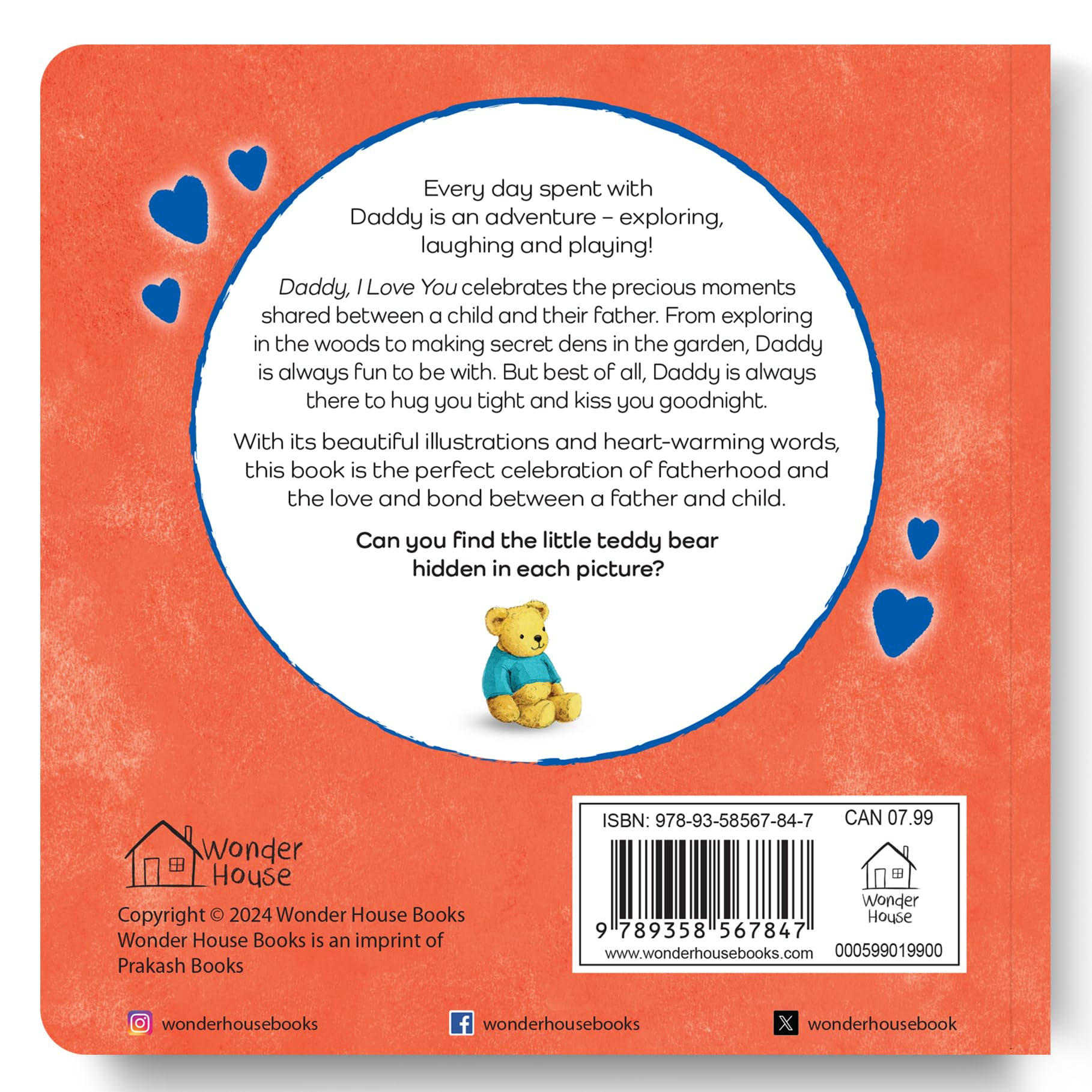 Daddy I Love you - Board book for Kids