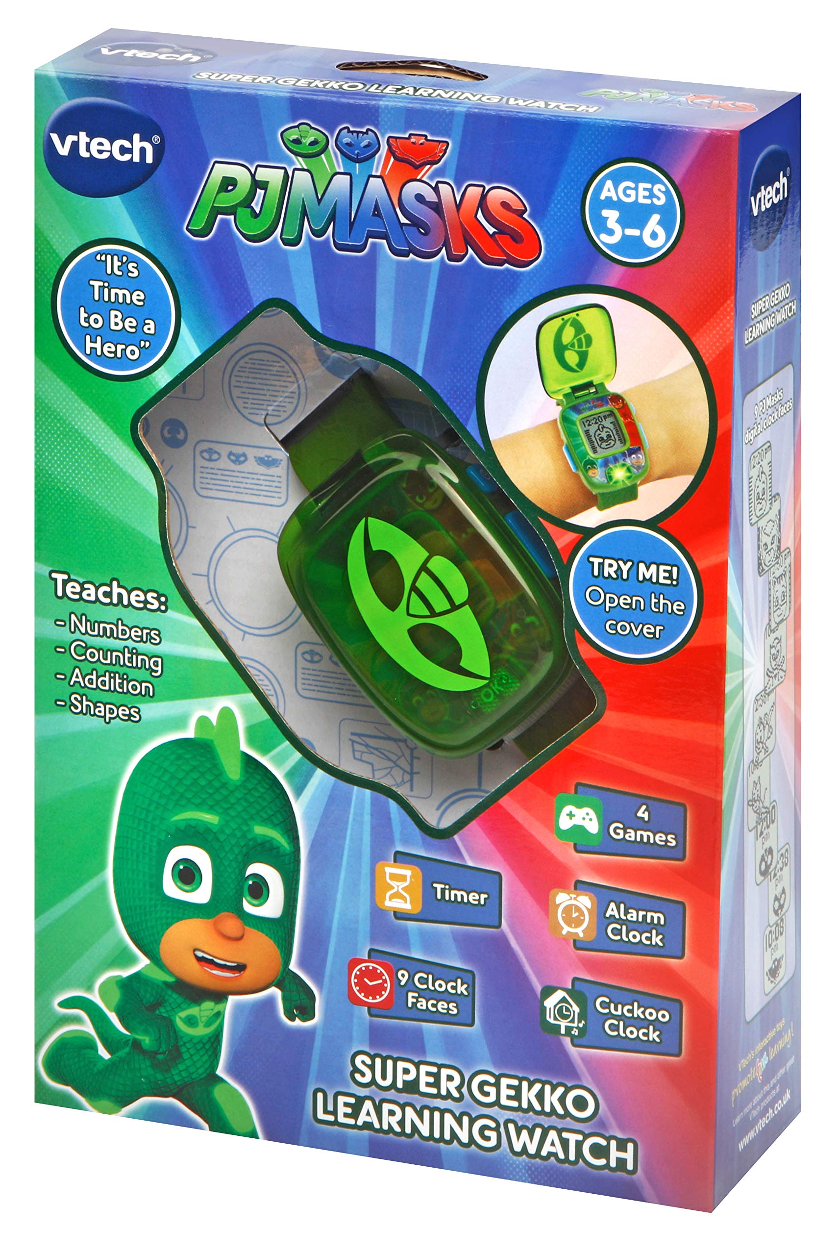 Vtech Pj Masks Super Gekko Learning Watch, kids watch