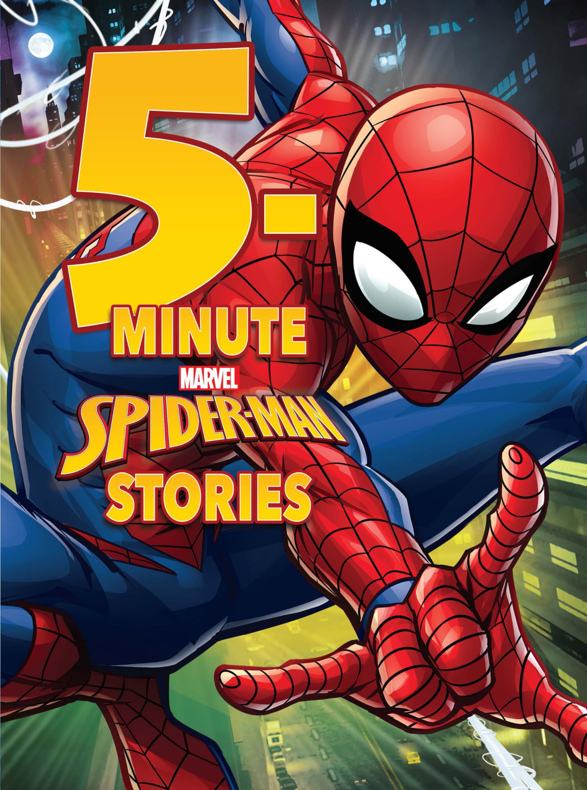 MARVEL: 5-Minute Spider-Man Stories, Gift Books for Children, Big Book Hardcover, Age 3+