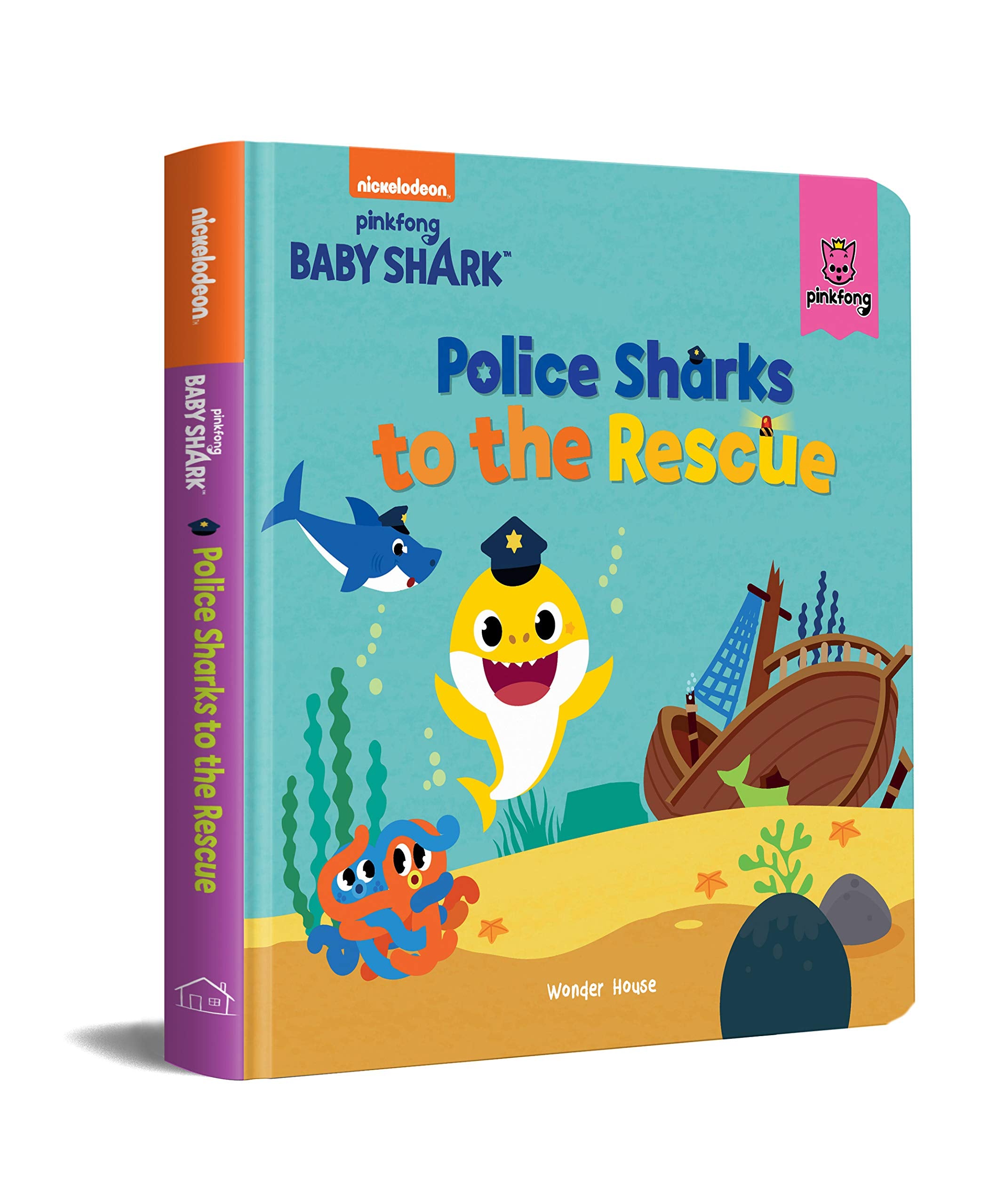 Wonder House Books Pinkfong Baby Shark - Police Sharks To The Rescue : Padded Story