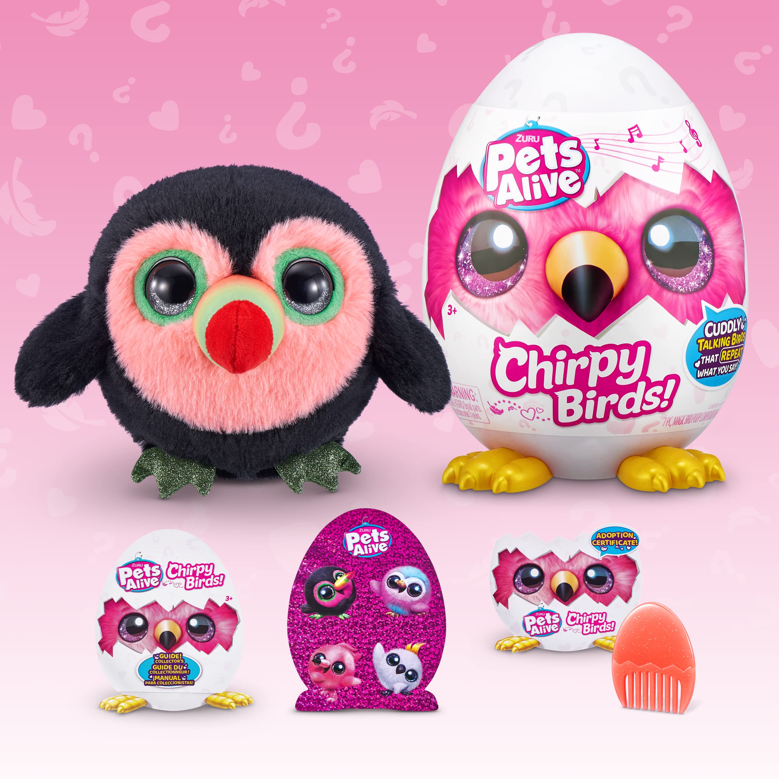 Pets Alive Chirpy Birds Assorted by ZURU Electronic Pet That Speaks