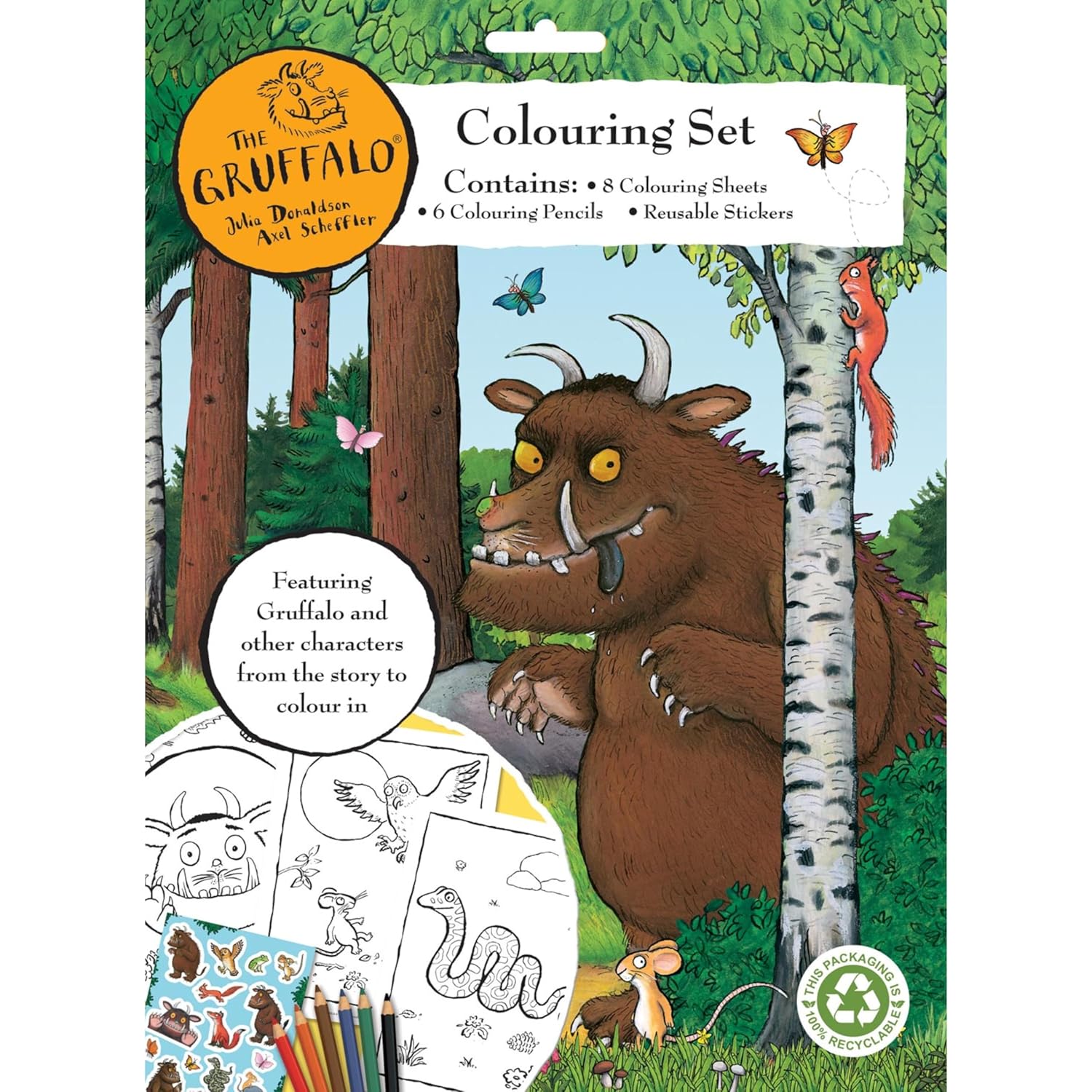 The Gruffalo Colouring Set