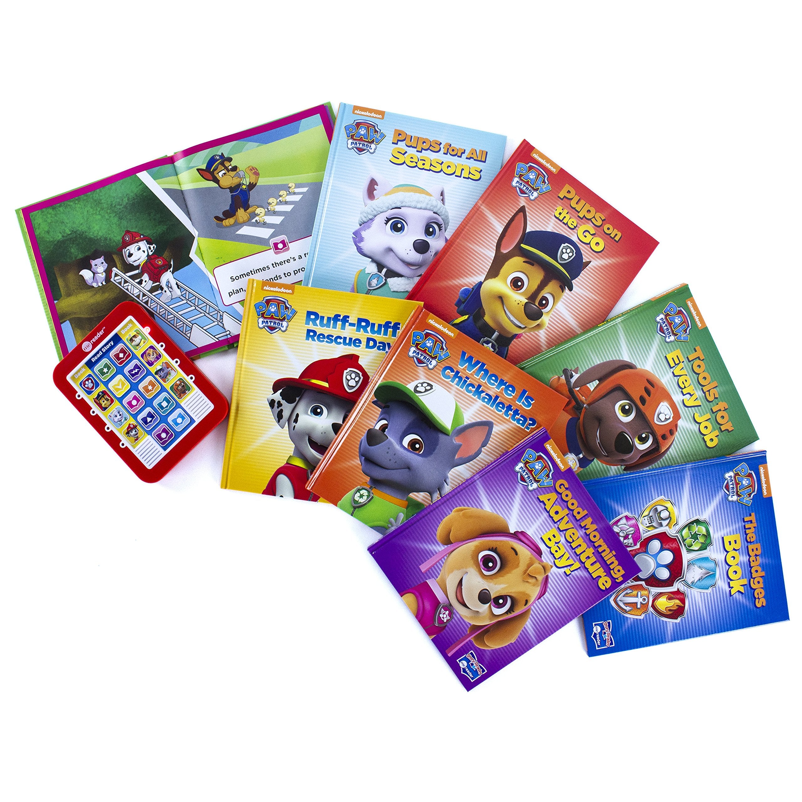 Nickelodeon PAW Patrol - 8 Book Library AND Electronic Reader, Story Reader, Age 18+ months