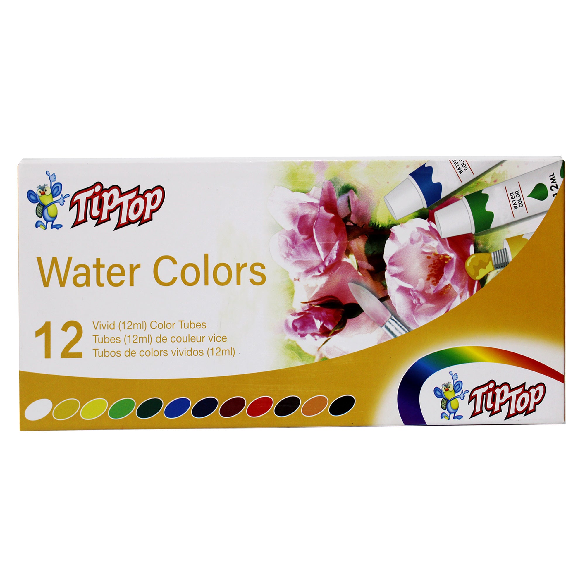 Tip Top Water Colour 12ml 12pcs