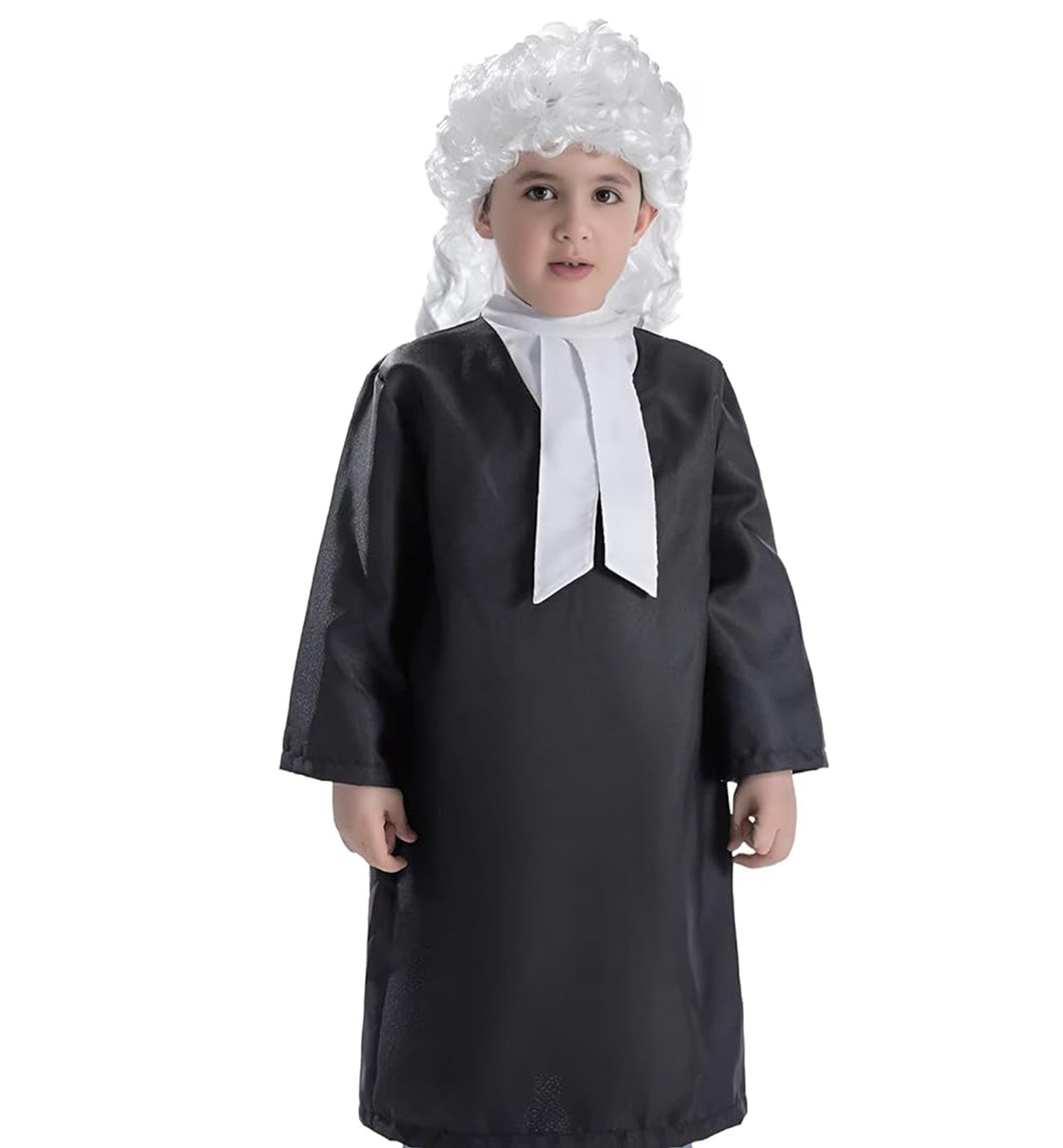 Lawyer Costume with Scarf & Robe, Medium size 5-7 years