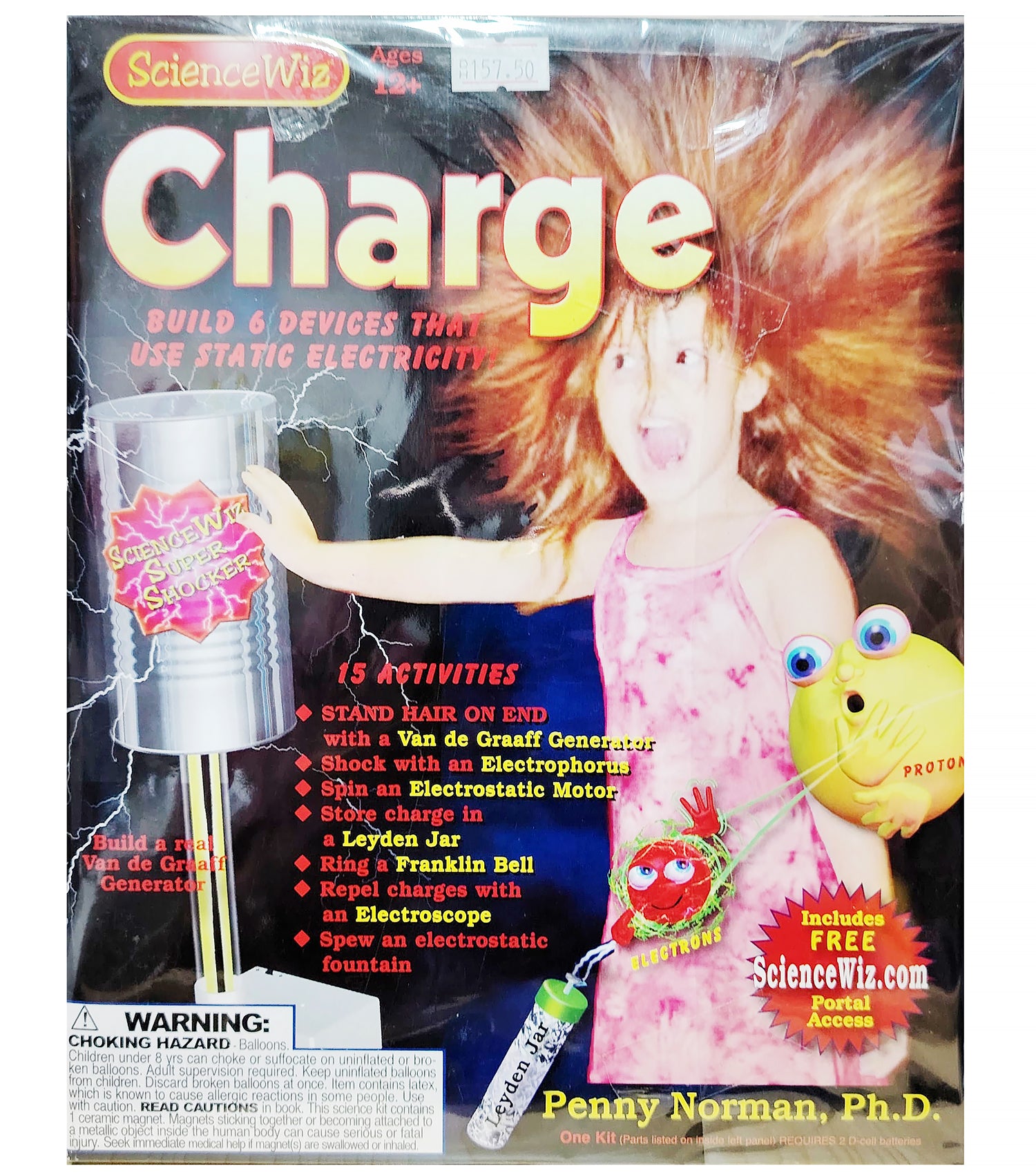 Science Wiz - Charge Science kit, 15 Activities & Book Kit, Award Winning Science Kits, Age 12+